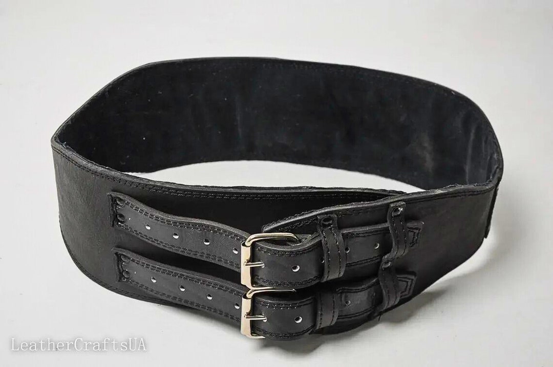 Viking Leather Corset Belt: Wide Renaissance Gothic Belt - Etsy