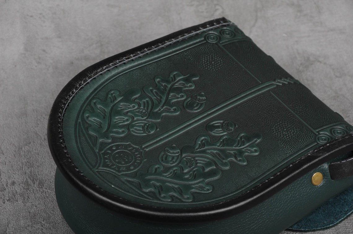 Green small purse leather mini purse small feminine bag Etsy