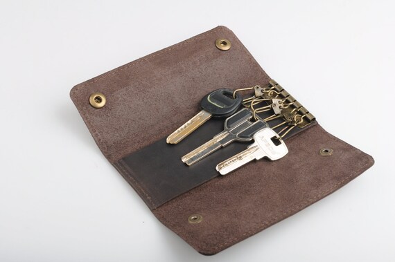 Llaveros Originales STILORD 'Lasse' Monedero Llaves De Cuero