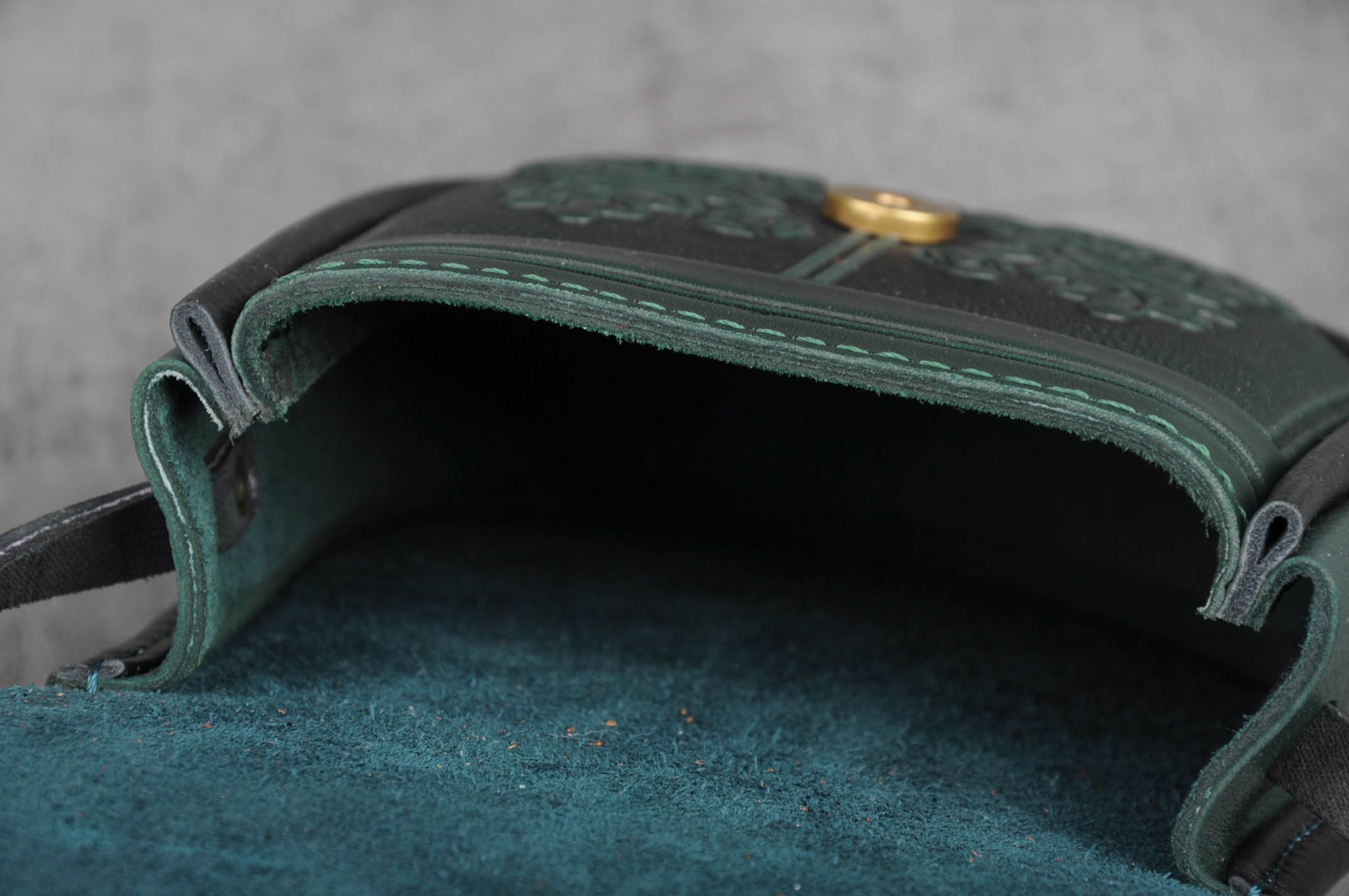 Green small purse leather mini purse small feminine bag Etsy