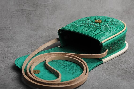 Green mini purse sale