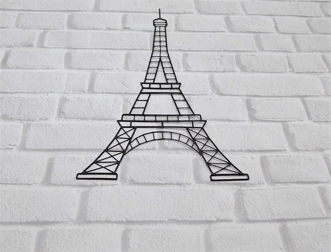 Eiffel Tower Wall Decor Metal Eiffel Tower Paris Eiffel Etsy