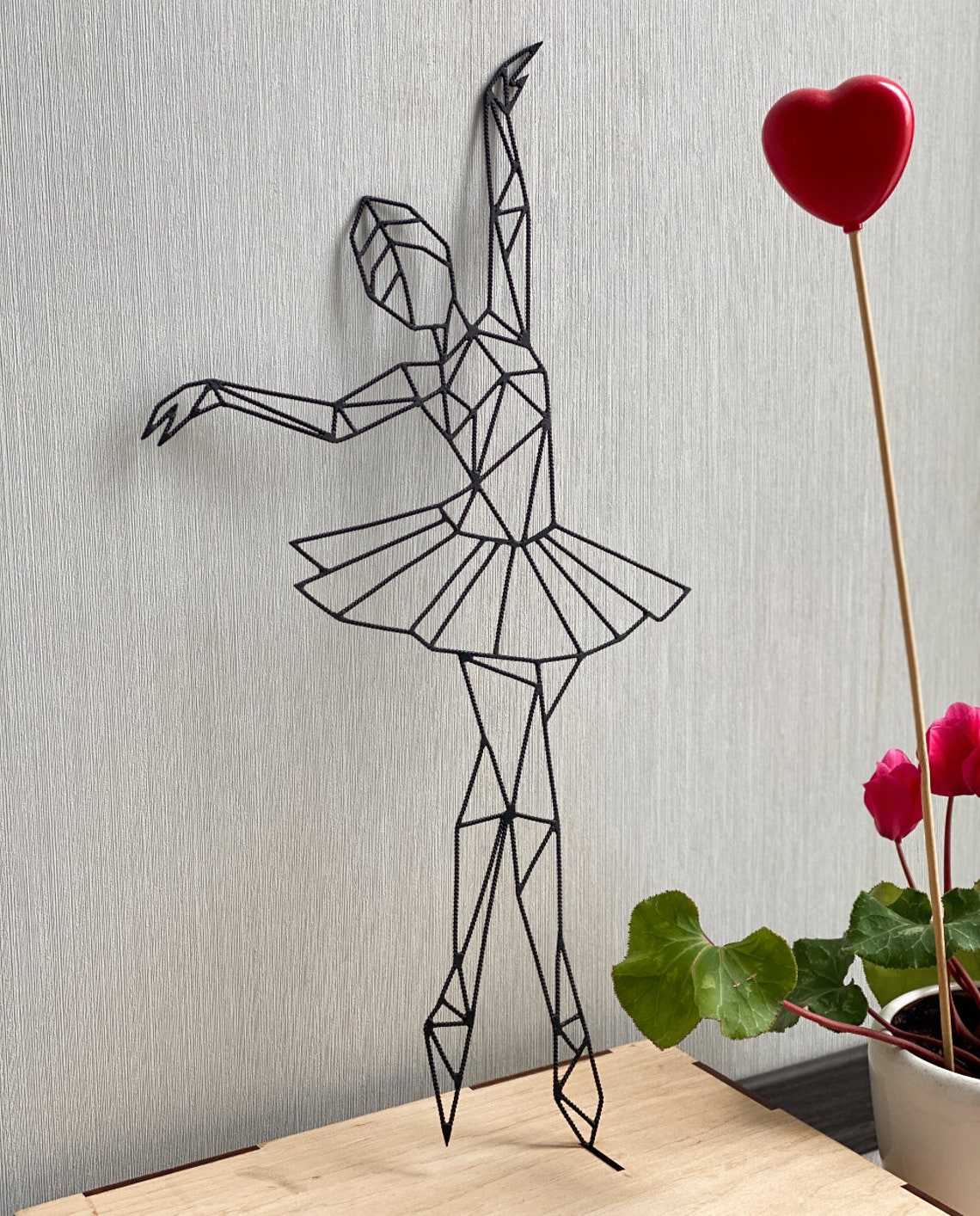 Ballerina Metal Wall Art Ballerina Wall Decor Ballerina Etsy
