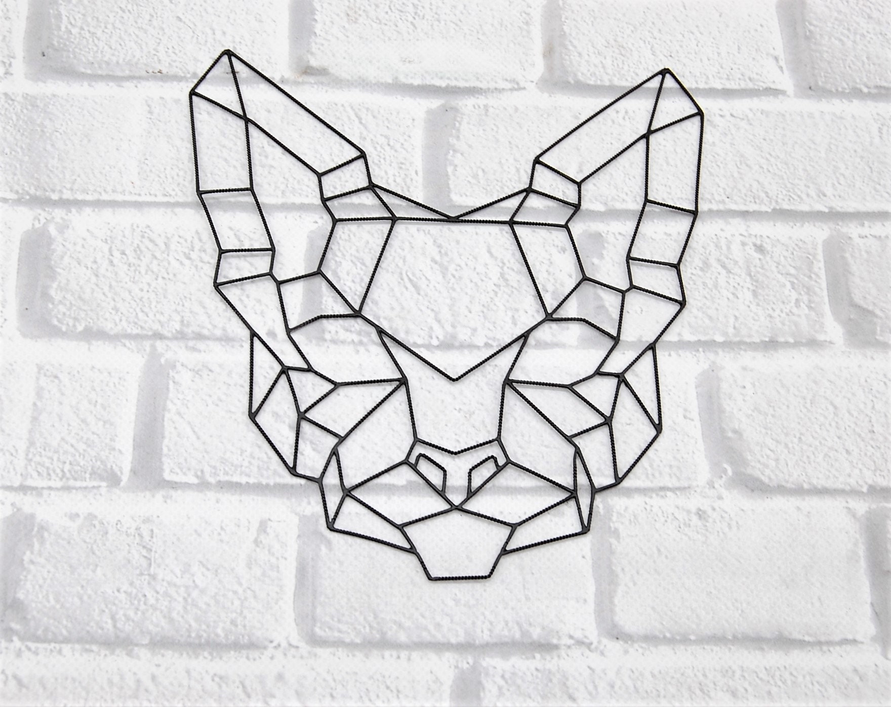 Sphynx Cat Decor Geometric Cat Wall Decor Geometric Sphynx Etsy