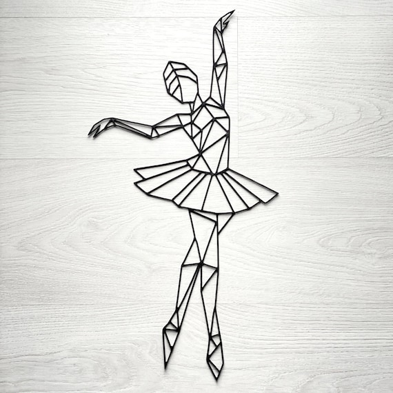 ballet metal wall decor