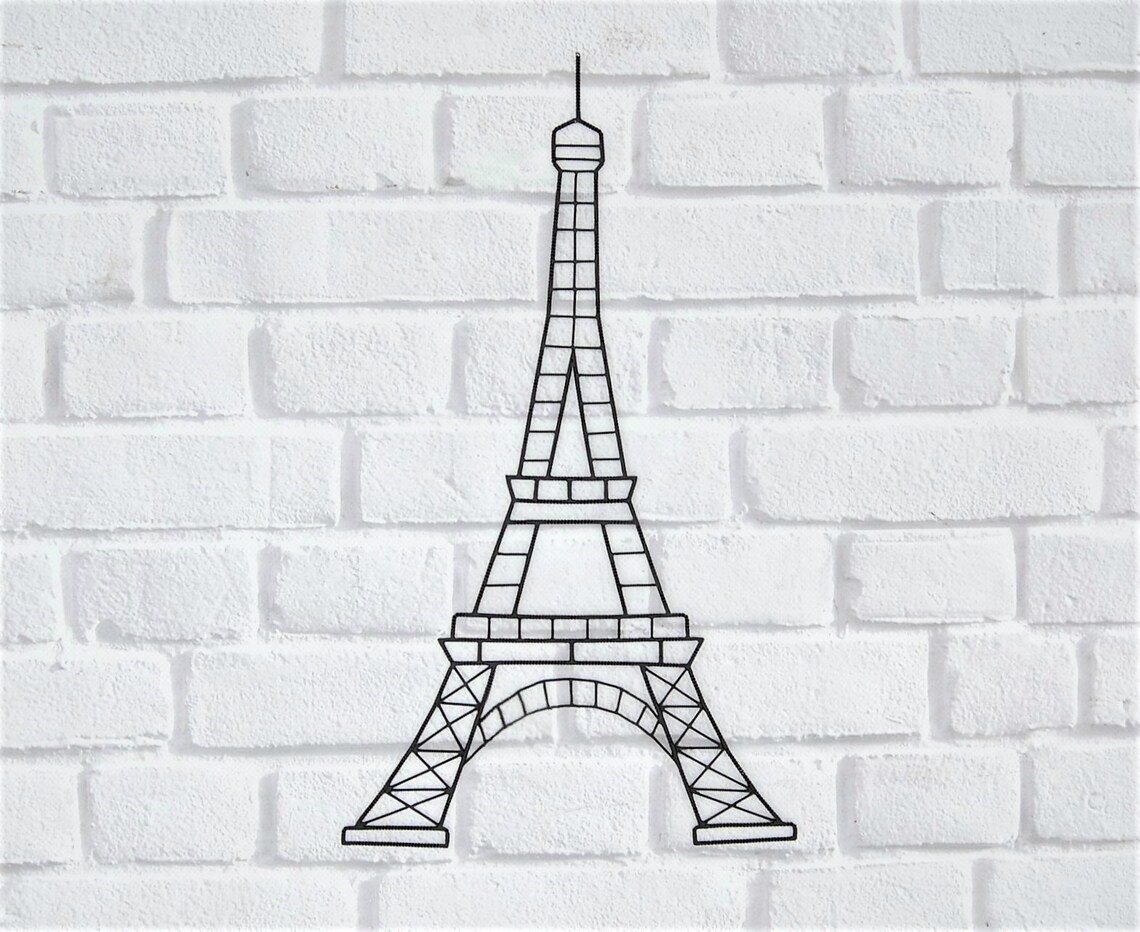 Eiffel Tower Wall Decor Metal Eiffel Tower Paris Eiffel Etsy