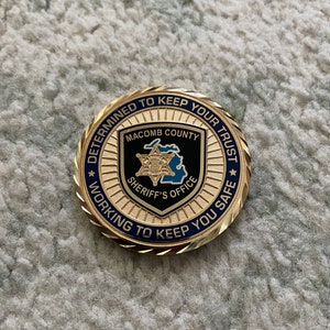 Macomb County Sheriff’s Office Challenge Coin