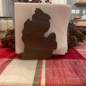 State of Michigan napkin holder