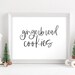 Gingerbread Cookies Printable, Festive Wall Art, Christmas Party Decor, Christmas Party Sign, Party Sign Printable, Christmas Food Sign, CC1