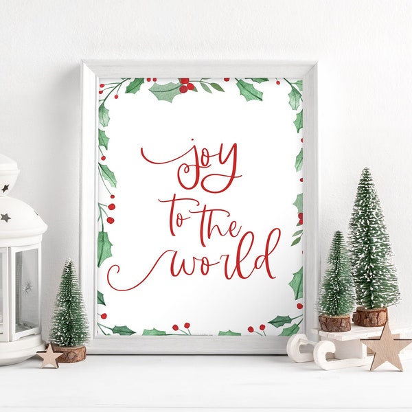Free Printable Joy To The World Banner