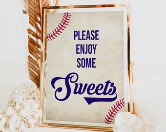 Baseball Sweets Baby Shower Signs, Sweets Baby Shower Sign, Printable Baby Signs, Baby Shower, Baseball Baby Shower, Little Slugger BB15
