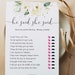 EDITABLE He Said She Said Baby Game Printable Baby Shower - Etsy UK