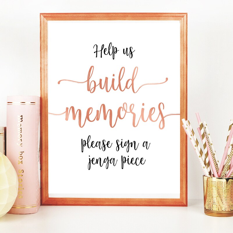 Sign a Jenga Piece - Etsy