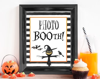 Halloween Decor, Halloween Photo Booth Sign, Halloween Party Sign Printable, Printable Halloween Sign, Halloween Party Printable, HLW