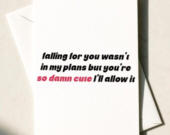 Printable Valentine's Day Card For Him, Funny Valentines Day Card, Simple Gen Z Valentine's Day Card, Boyfriend Girlfriend Valentine's Card