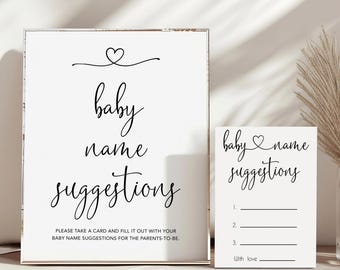 Minimalistyczne propozycje imion dla dzieci, propozycje imion dla dzieci, gry na baby shower do druku, gry dla dzieci, zabawne gry dla dzieci, różowe karty z imionami dla dzieci M1
