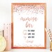 Rose Gold Mimosa Bar Sign Bridal Shower Signs Rose Gold - Etsy