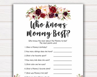 Gender reveal quiz | Etsy