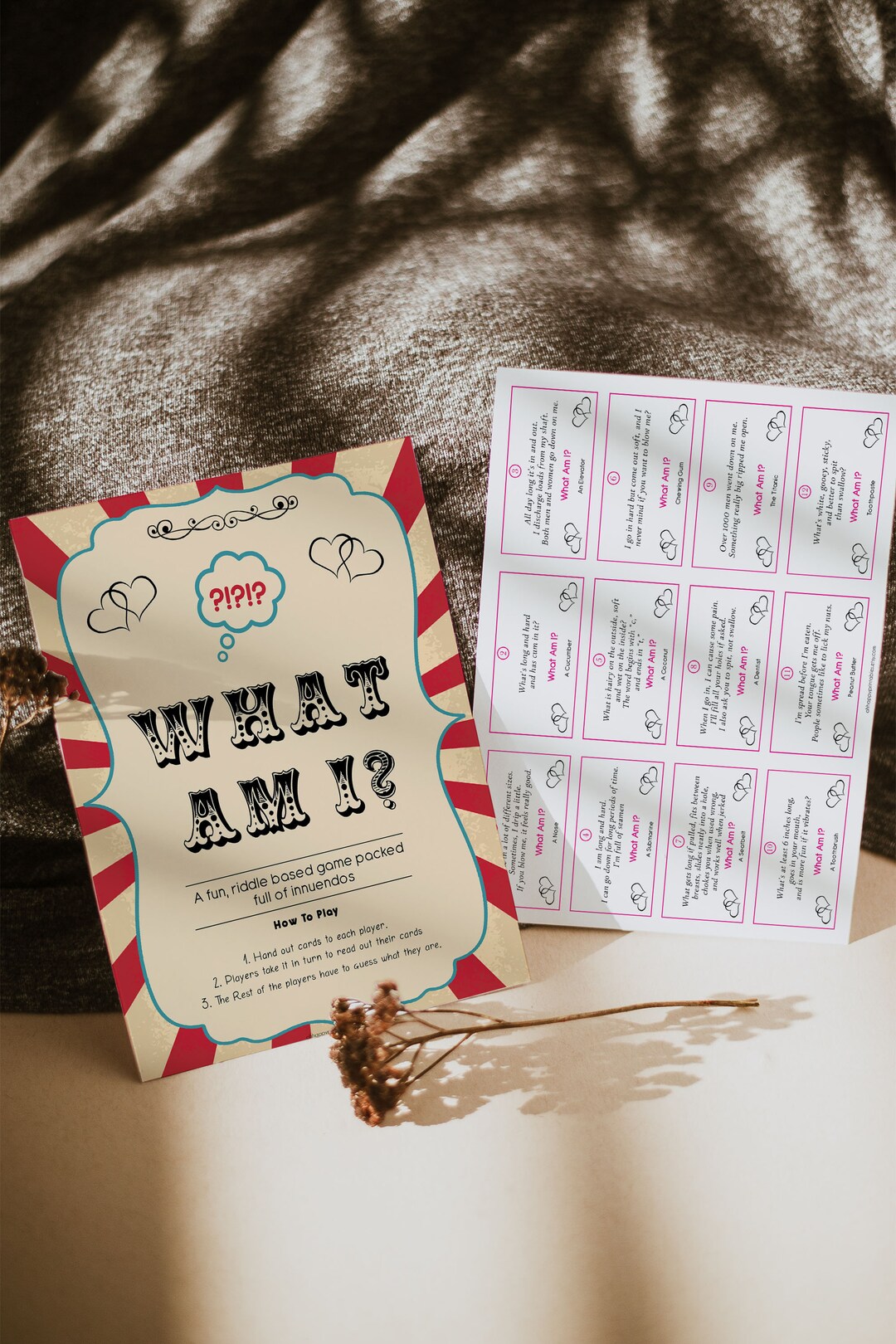 24 What Am I Innuendo Baby Shower Games Innuendo Riddle Etsy
