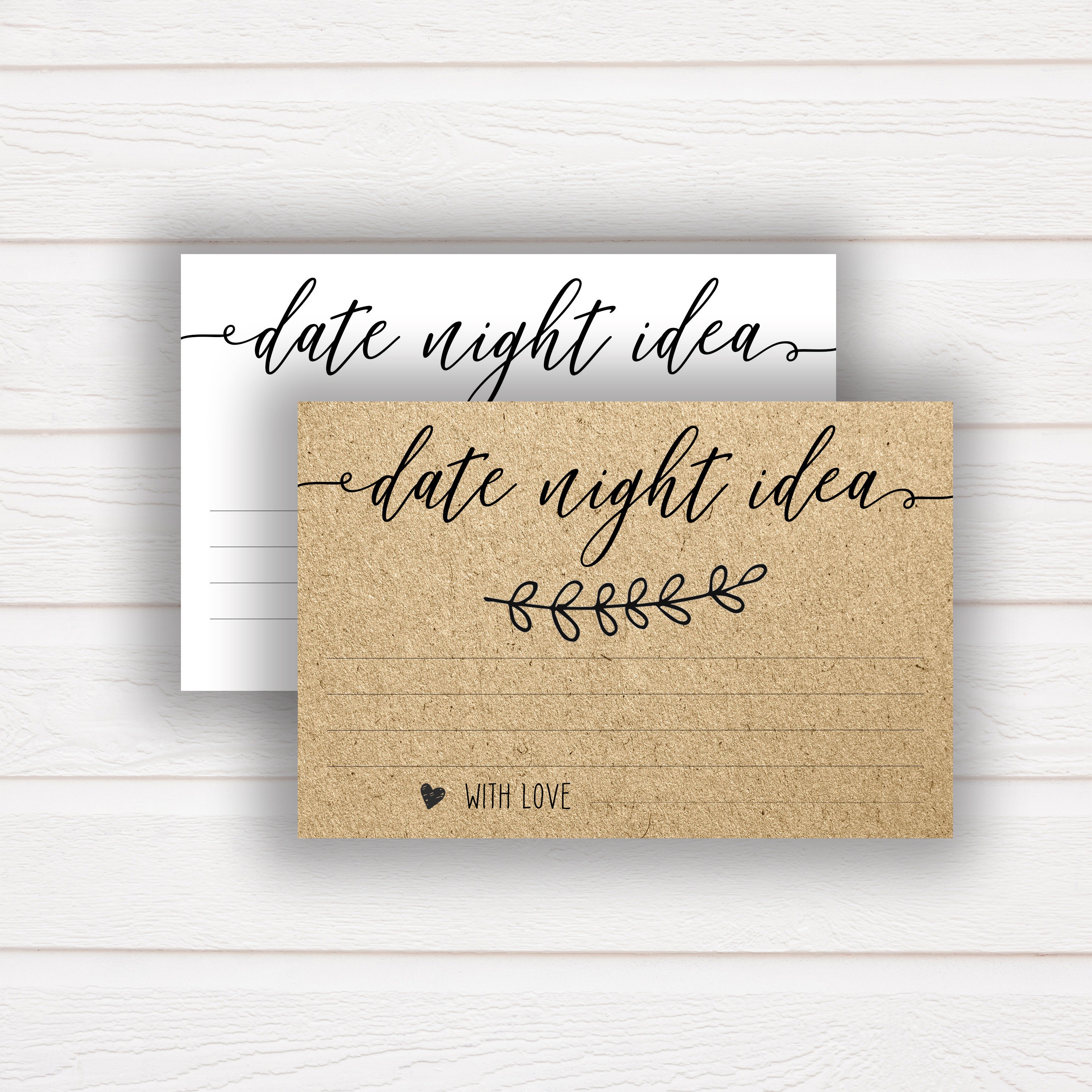 Date Night Jar Bridal Shower Games Date Night Game Date Etsy