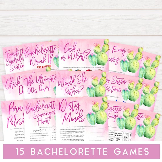 570px x 570px - Final Fiesta Bachelorette Party Games Bundle Fiesta - Etsy