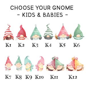 Personalised Gnome Family Portrait PRINTED SHIPPED Gonk Family personalised-gnome-family-portrait-printed-shipped-gonk-family