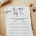 Name That Baby Tune Game, Printable Baby Shower Games, Baby Tune Game ...