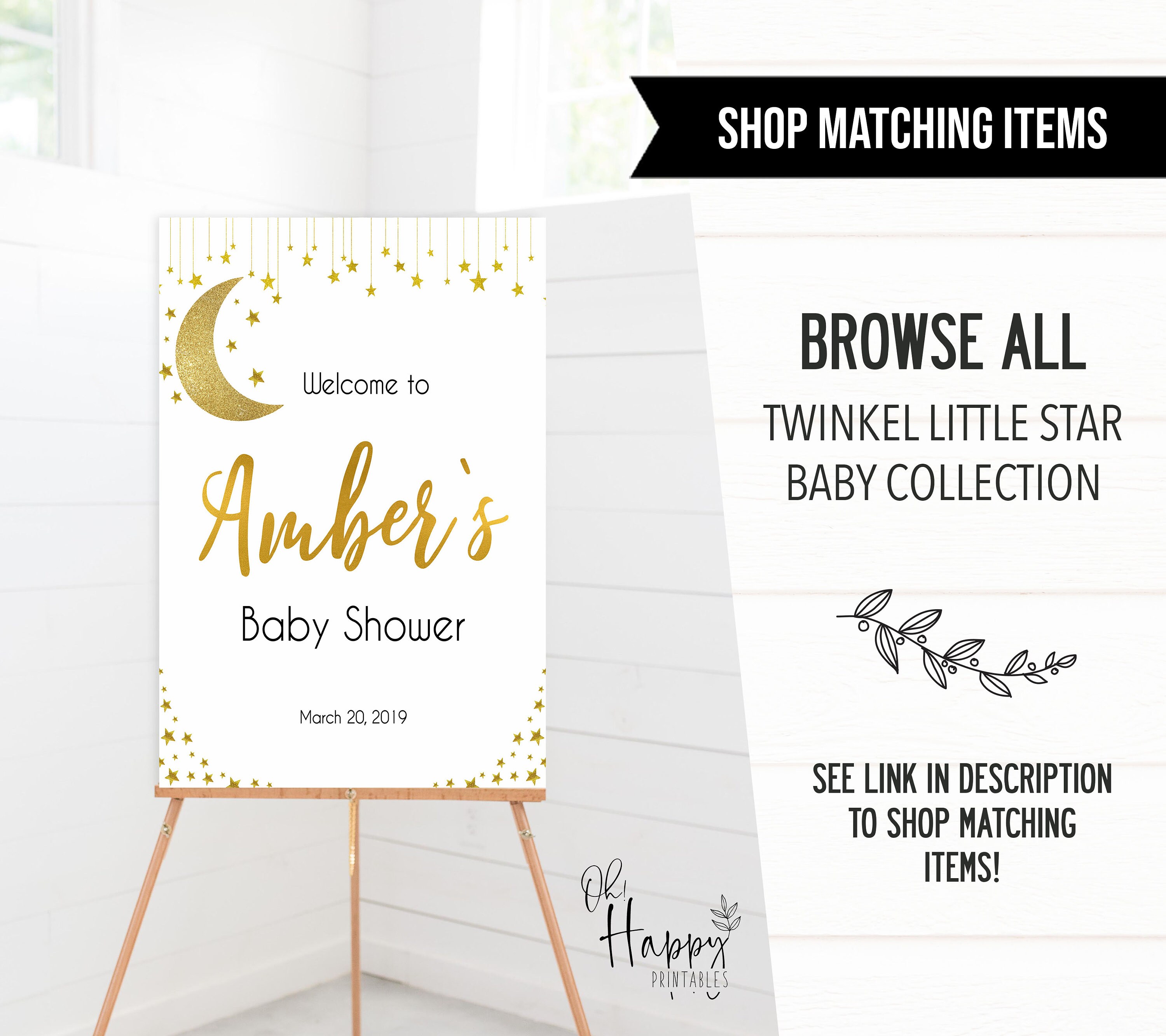 Name That Baby Song Game Printable Baby Shower Games Twinkle - Etsy