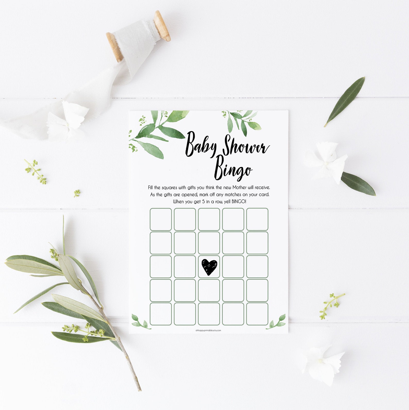 Baby Shower Bingo Printable Baby Shower Games Baby Bingo - Etsy