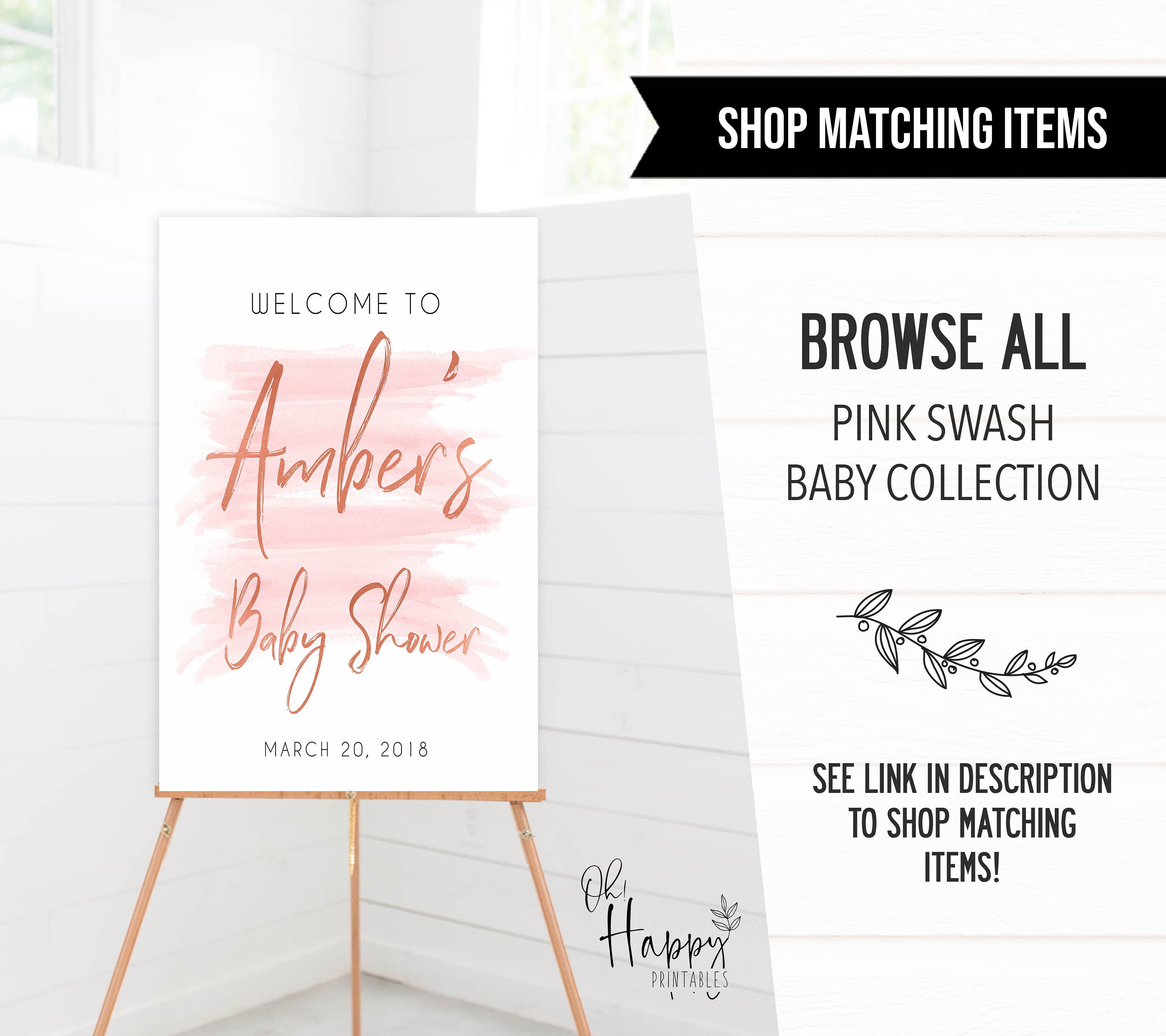 Books for Baby Insert Printable Baby Shower Inserts Pink - Etsy