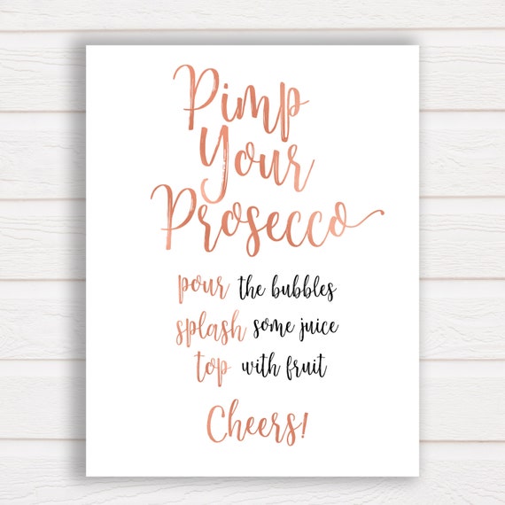 31CM PROSECCO SERVED HERE PROSECCO LIGHT UP WHITE /& GOLD LED SIGN PLAQUE