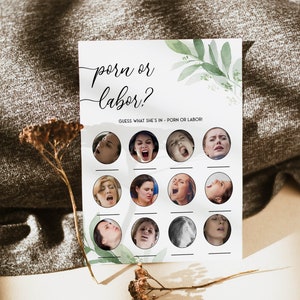 Sex or Labor Game - Etsy