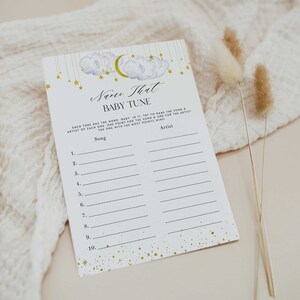 Name That Baby Tune Game, Printable Baby Shower Games, Twinkle Little ...