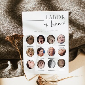 Labor or porno baby shower game - Etsy España