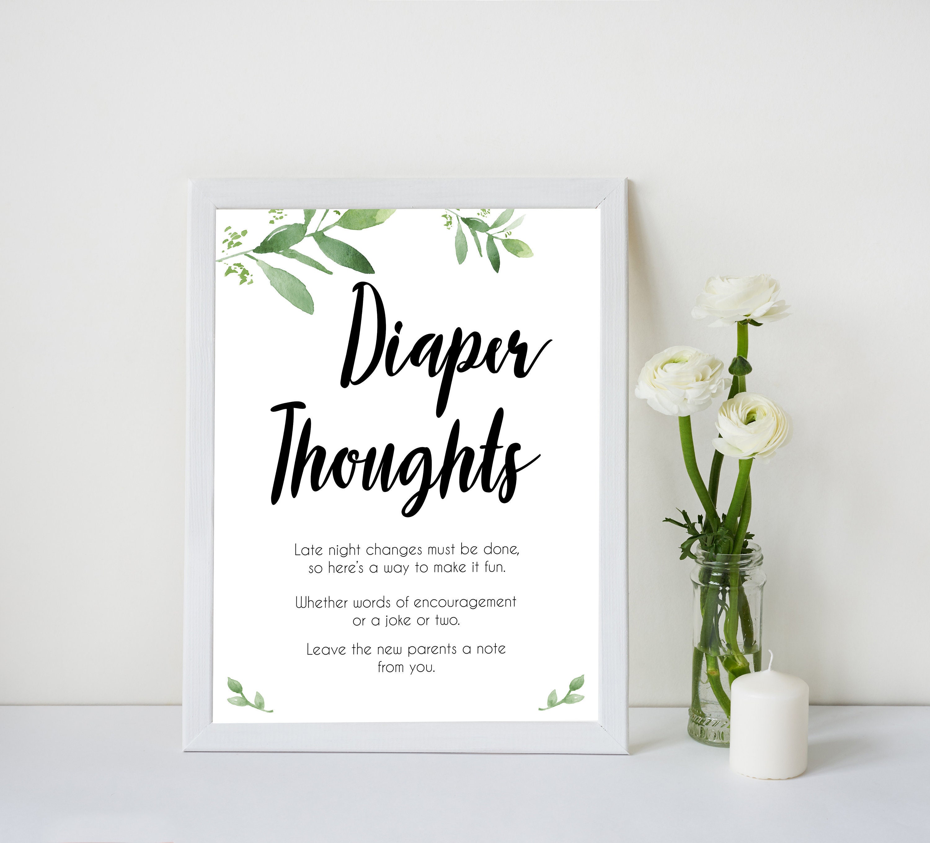 Party Games Botanical Baby Shower Games Baby Shower Diaper Thoughts ...