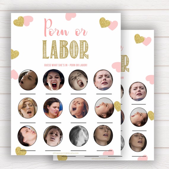 Porn Or Labour Game Porn Or Labor Porn Or Labour Porn Etsy