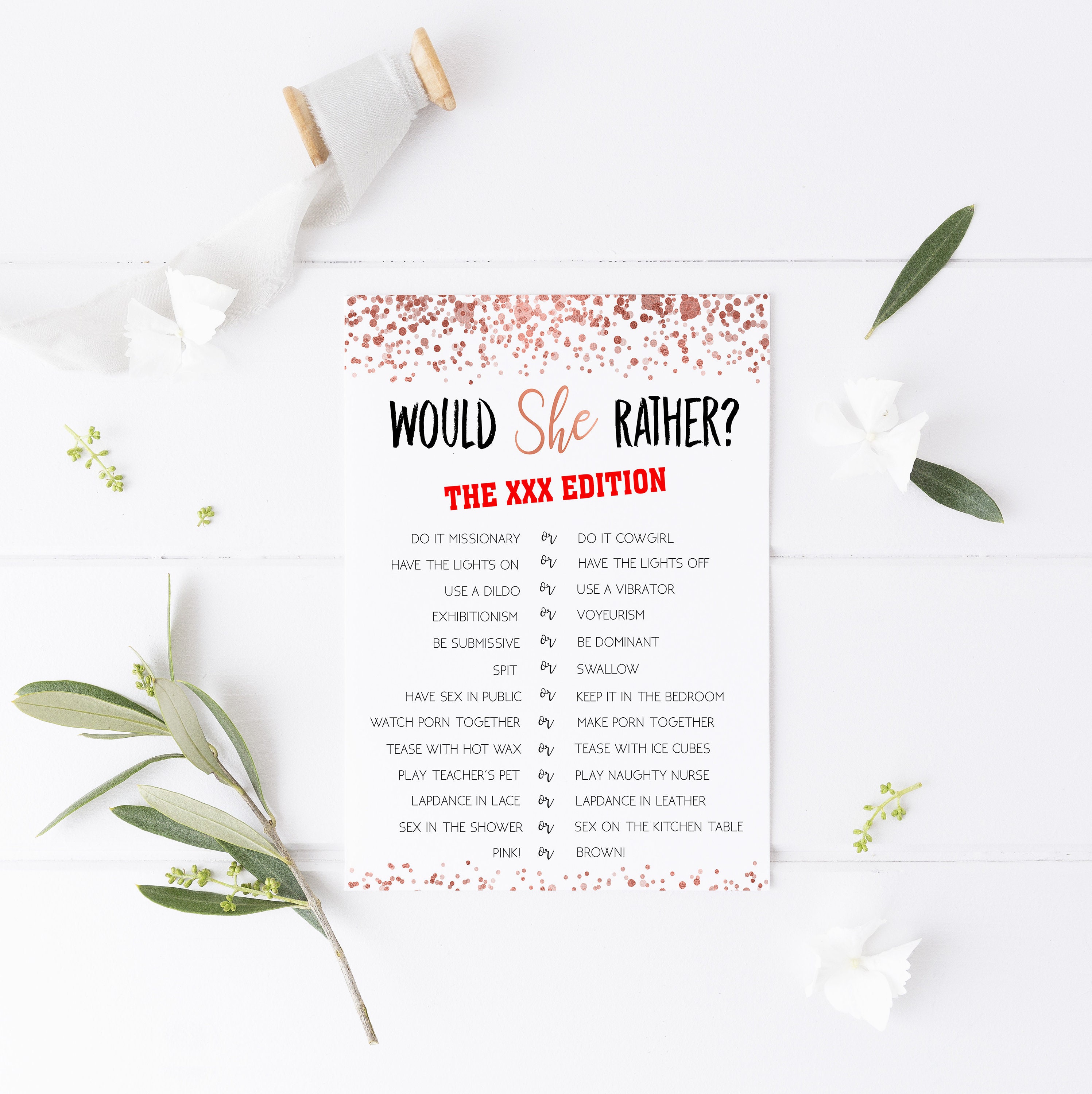 Bridal Shower game Digital Download Bachelorette Party Games Hen Party