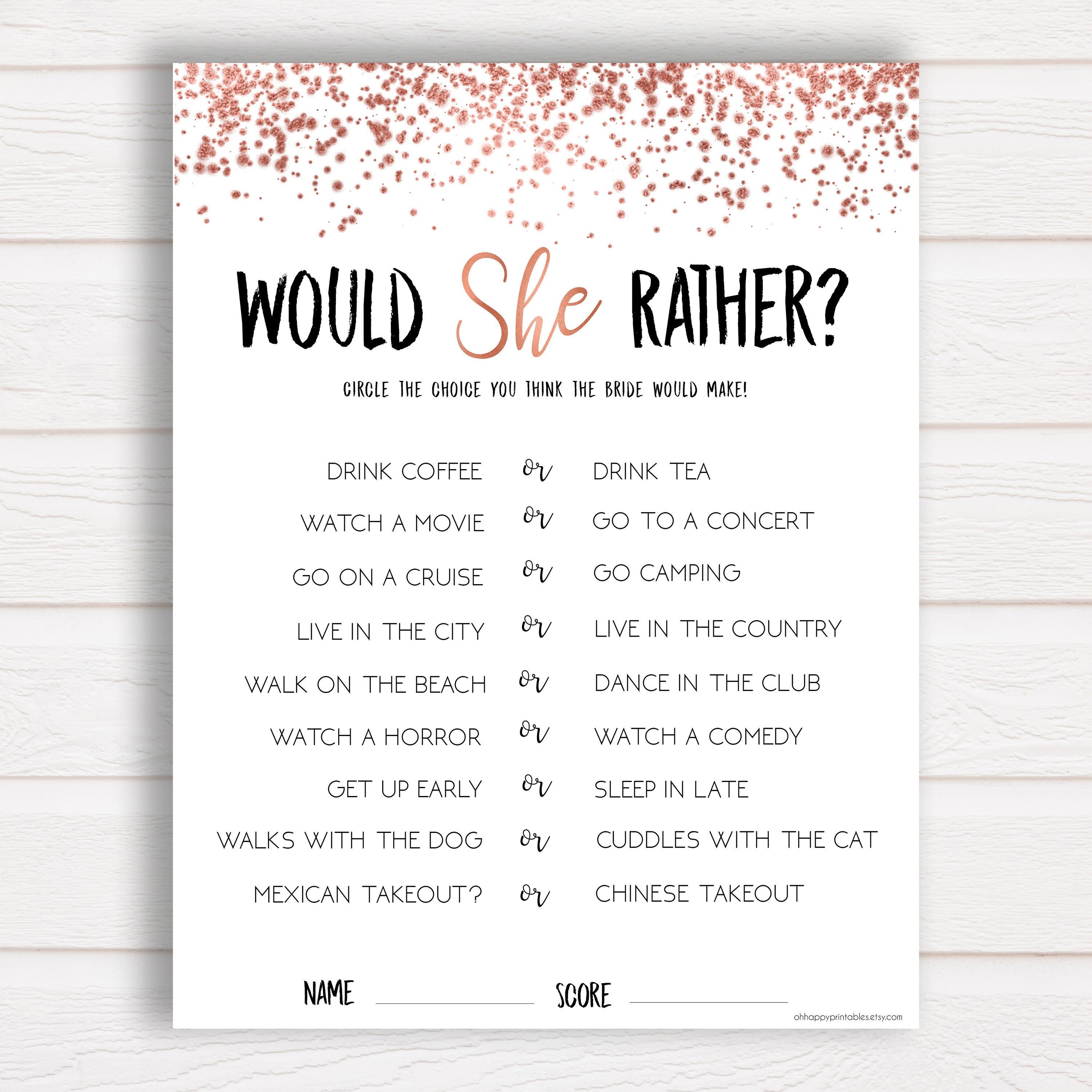 Monster image in would she rather bridal shower game free printable Fabulous image within would she rather bridal shower game free printable