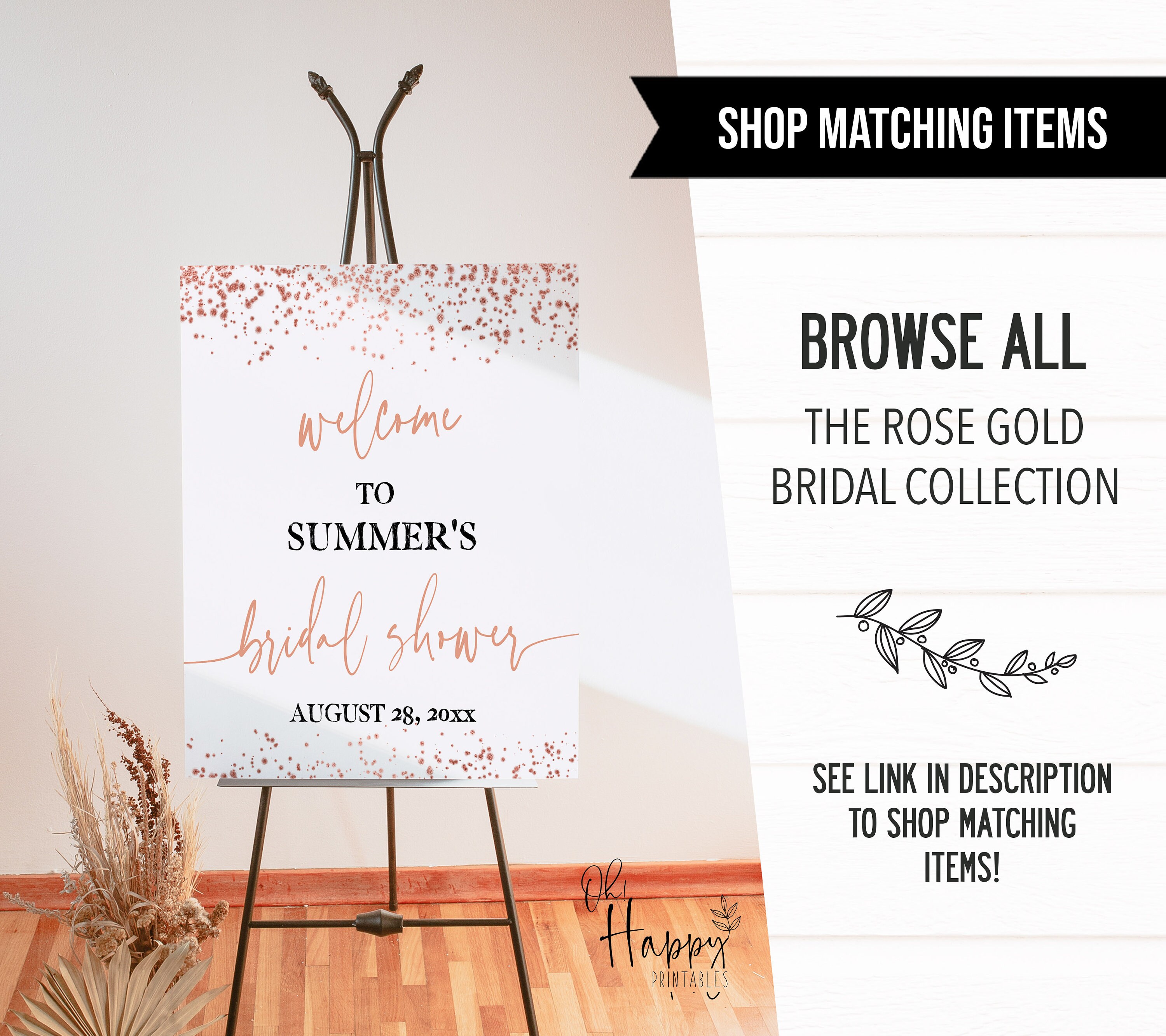 Bridal Shower Games Rose Gold Bridal Shower Games Printable Etsy