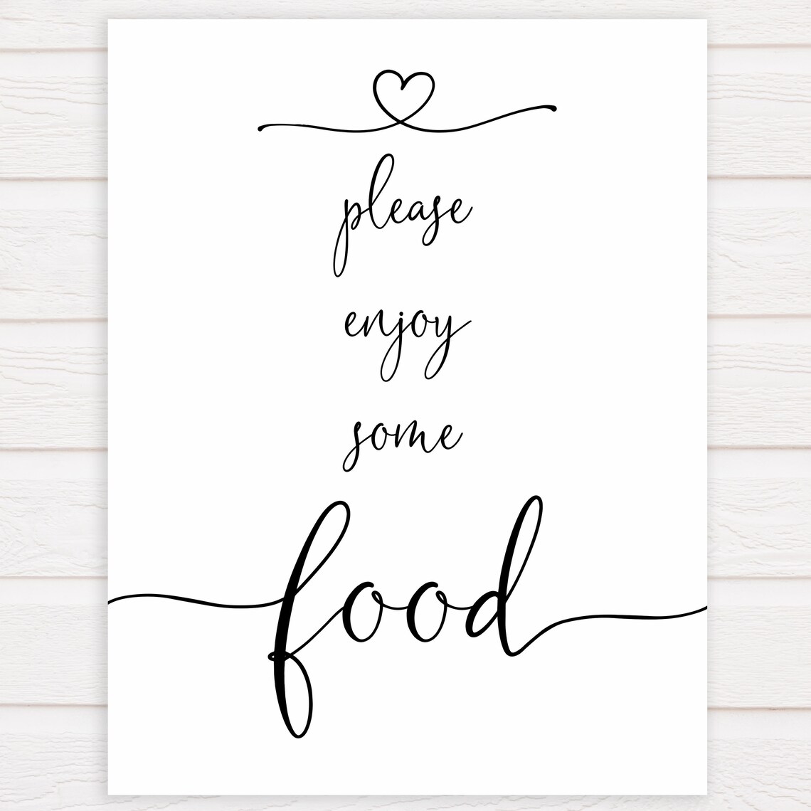 Minimalist Food Baby Shower Signs Food Baby Shower Sign Etsy
