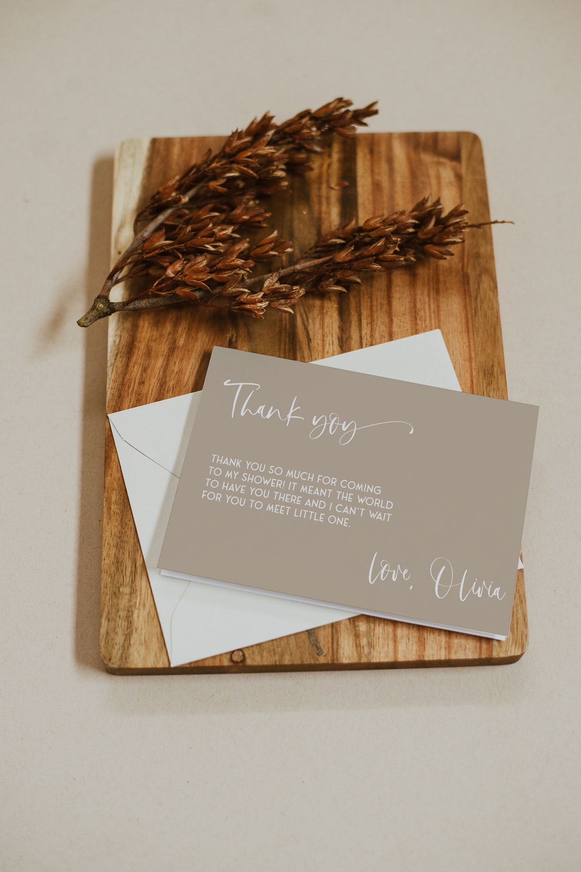 EDITABLE Thank You Cards Printable Baby Shower Thank You Etsy