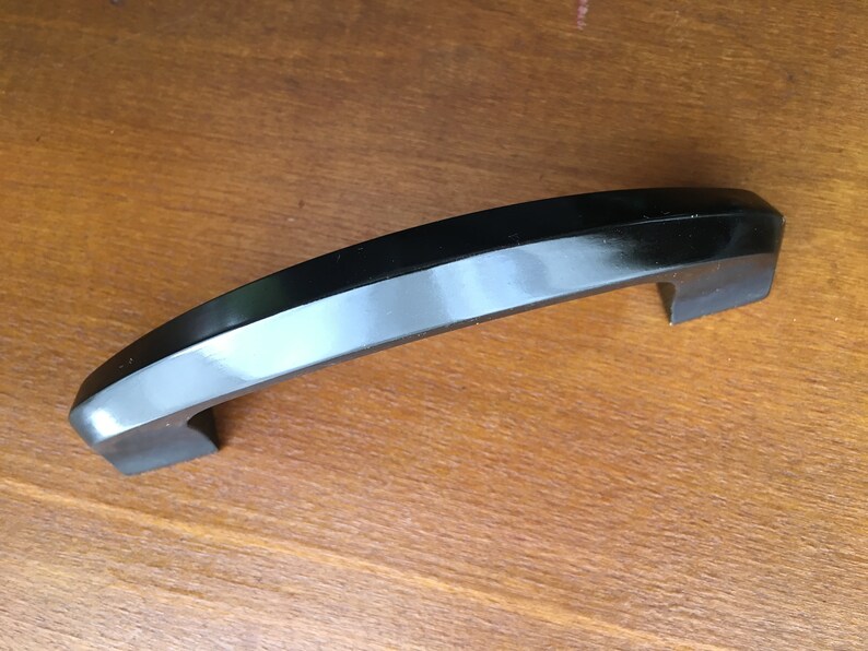 Stylish Art Deco Black Bakelite Drawer Pull Etsy
