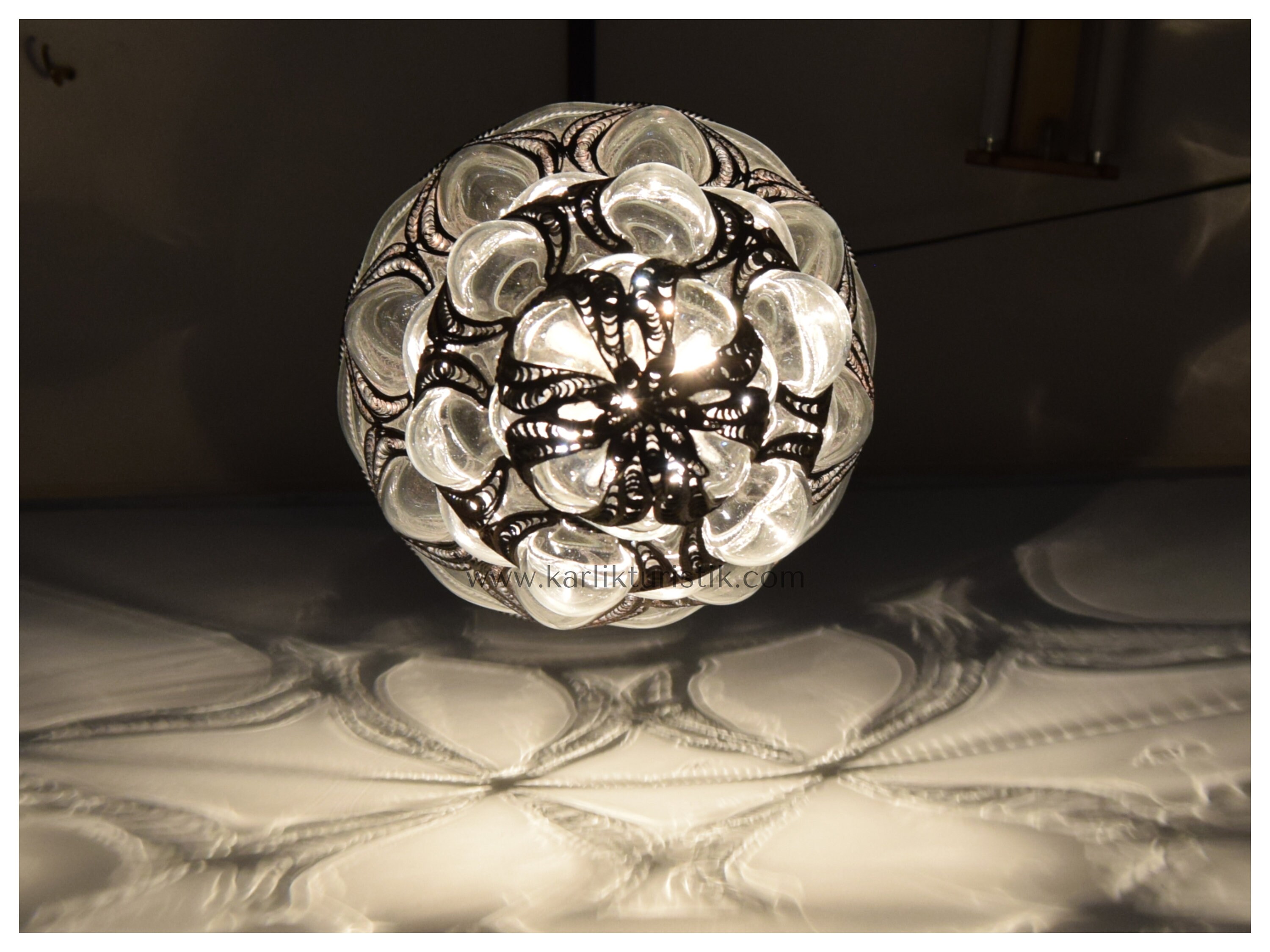 Unique Hanging Lamp Blowing Glass Hanging Lampcopper Etsy UK