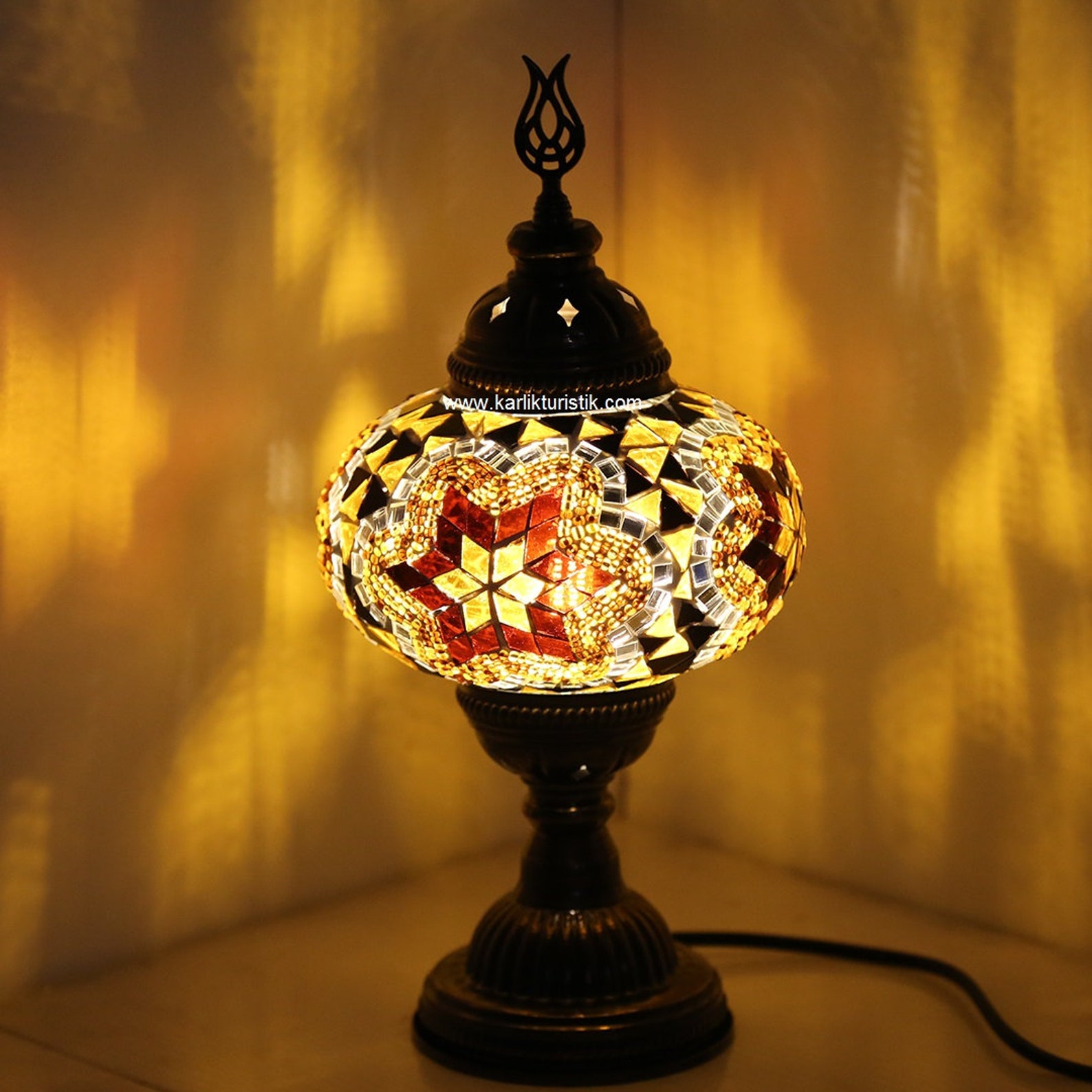 Mosaic Table Lamp ,turkish Mosaic Lamp, Turkish Lamp Shade , Turkish