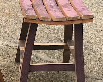 Wine Barrel Bar Stool