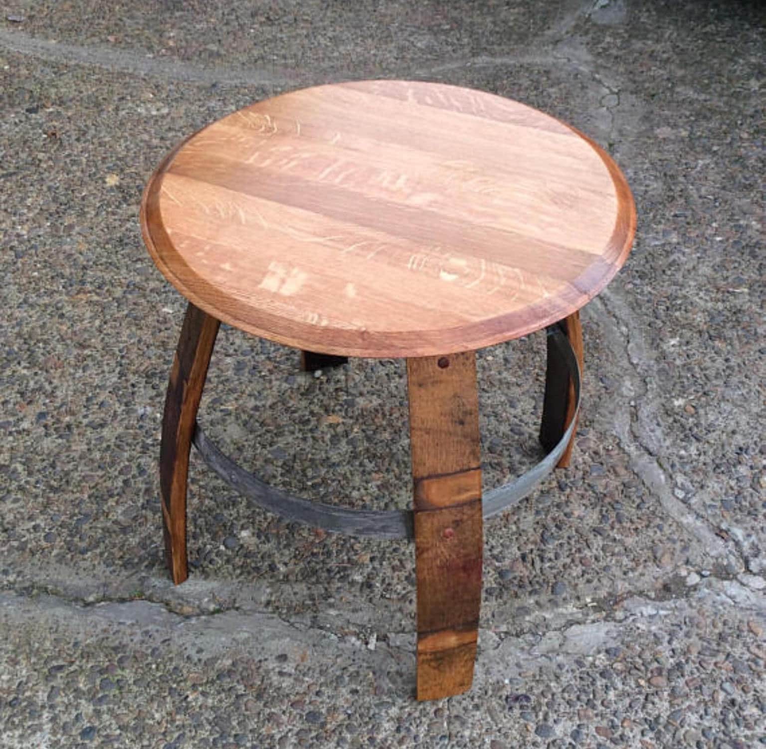 Wine Barrel Table - Etsy