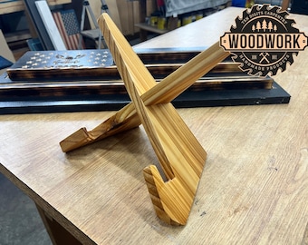 Cedar Display Stand (flags not included but can be purchased separately)
