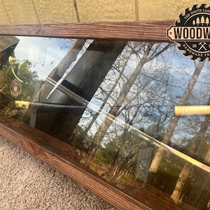 Glass Encased Military Sword Shadow Box (sword NOT included)