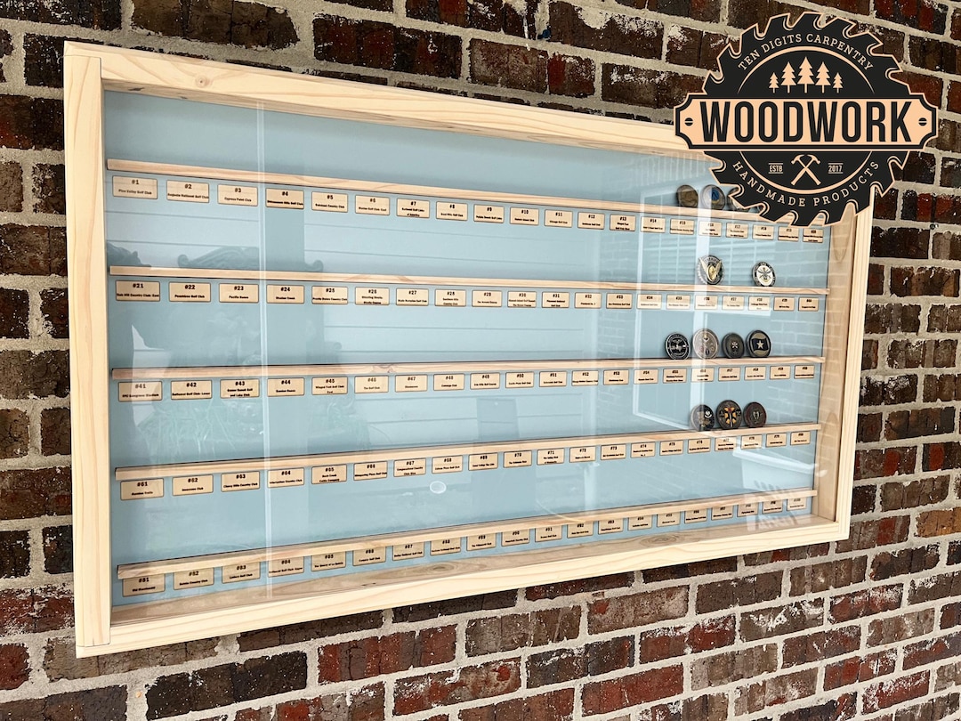 2XL Glass Encased Custom Coin Display Case W/ Sliding Door (free ...