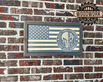 Pequeña obra de arte CNC n.° 104. "Ven y llévatelo" de Punisher (diseño n.° 1 cortado en CNC)